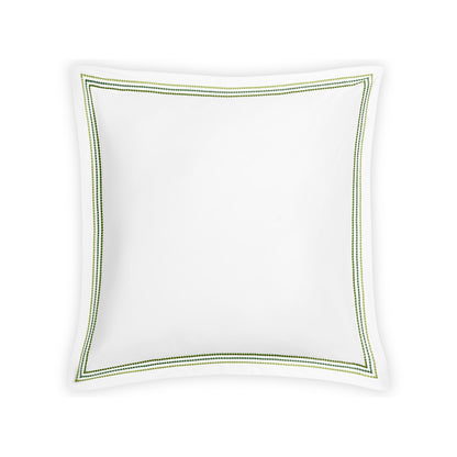 Amara Triple Pearl Sham Palm Green Euro 