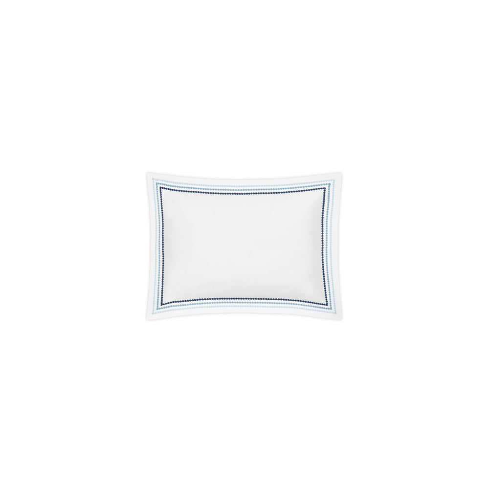 Amara Triple Pearl Sham Sailor Blue Boudoir 