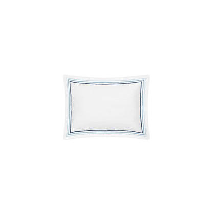 Amara Triple Pearl Sham Sailor Blue Boudoir 
