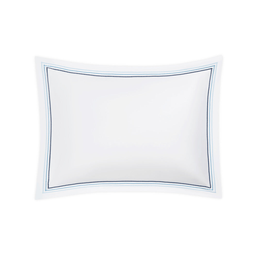 Amara Triple Pearl Sham Sailor Blue Standard 