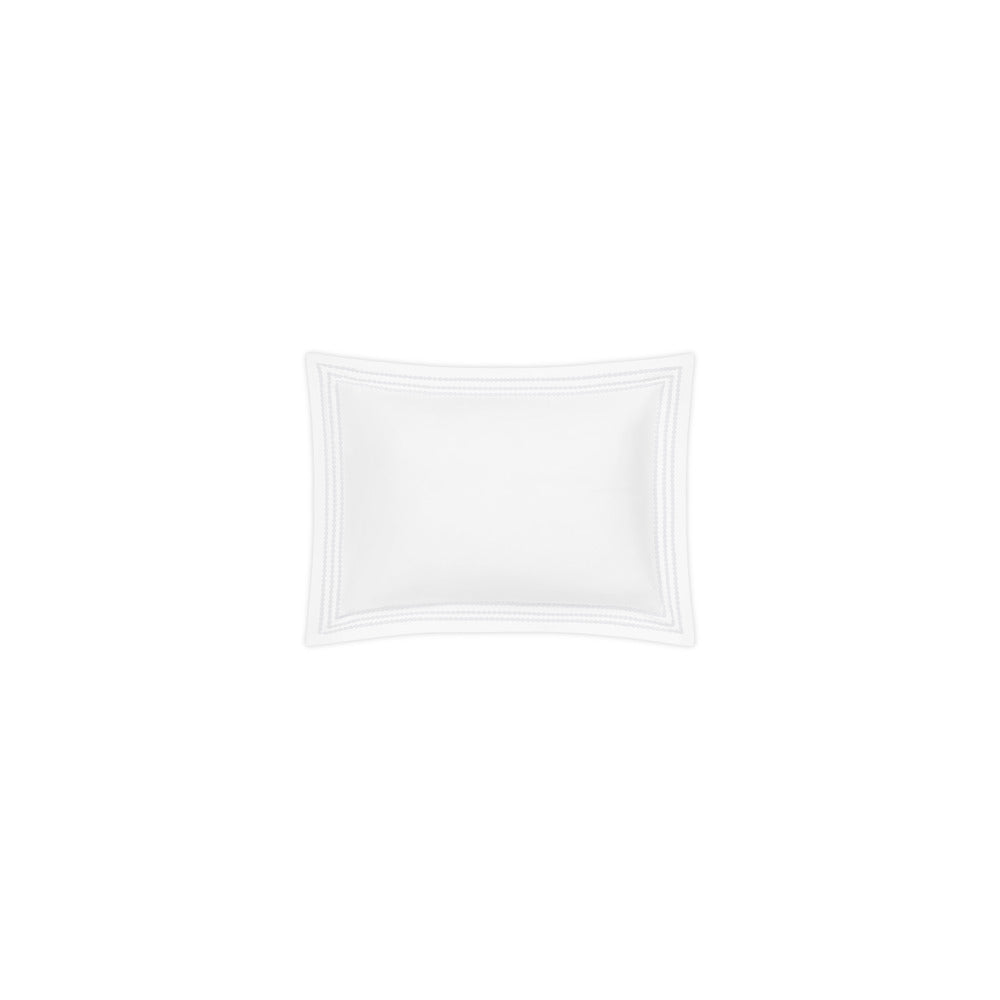 Amara Triple Pearl Sham White Boudoir 