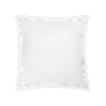 Amara Triple Pearl Sham White Euro 