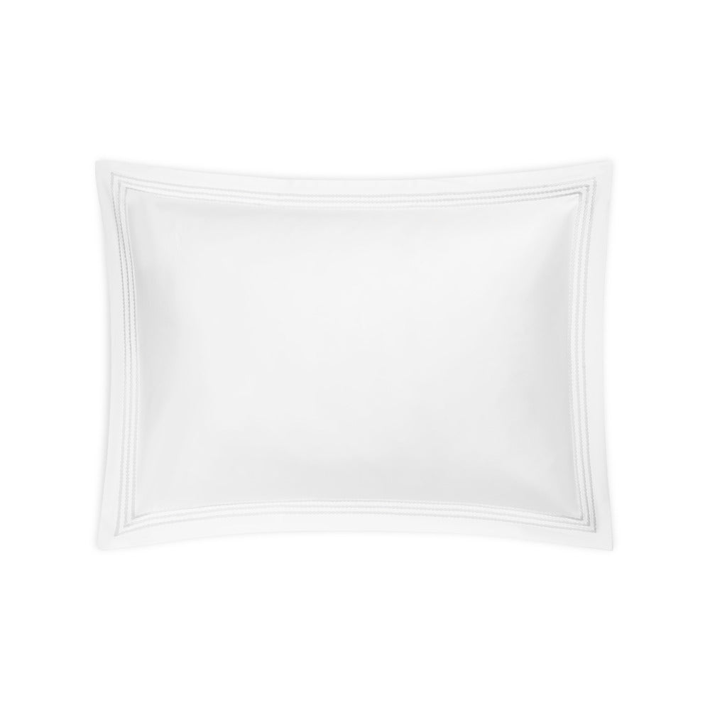 Amara Triple Pearl Sham White Standard 