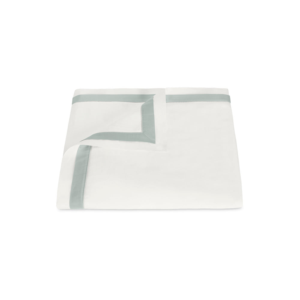 Ambrose Duvet Cover Bone & Celadon 