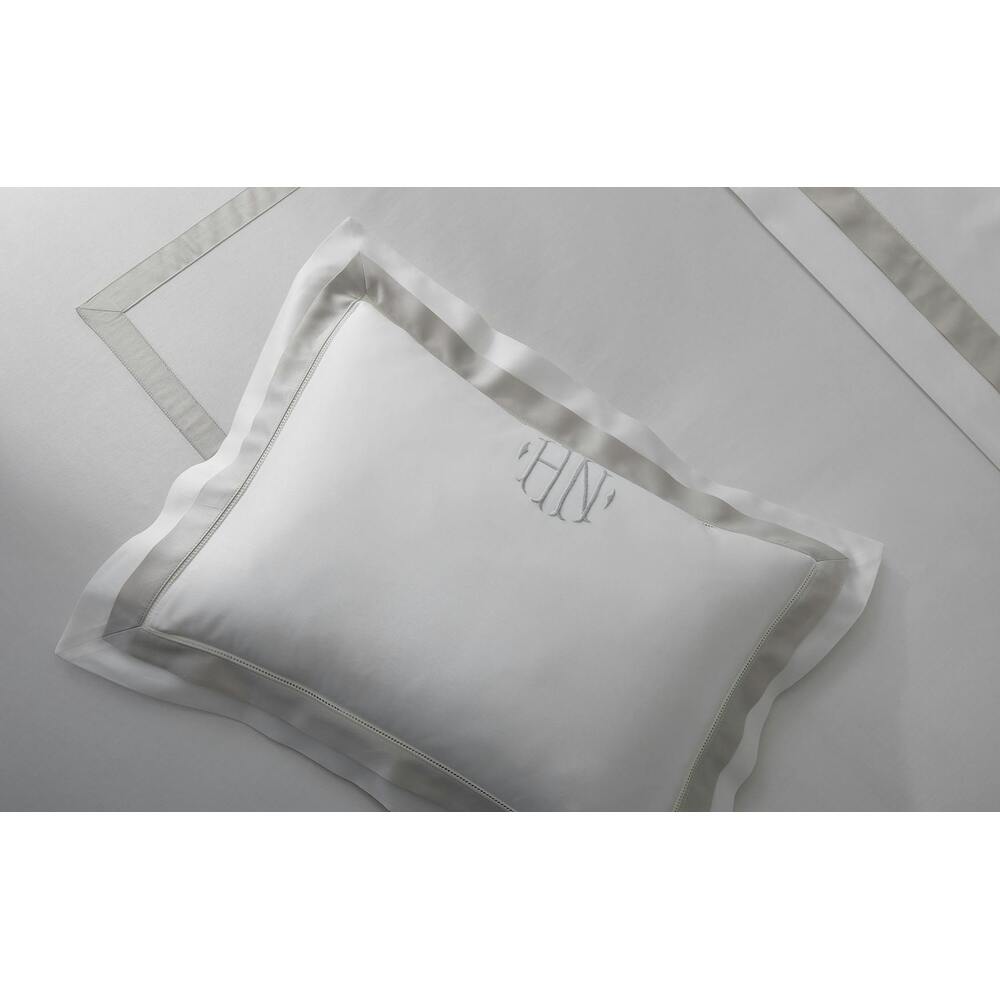 Ambrose Flat Sheet Bone & Silver 3