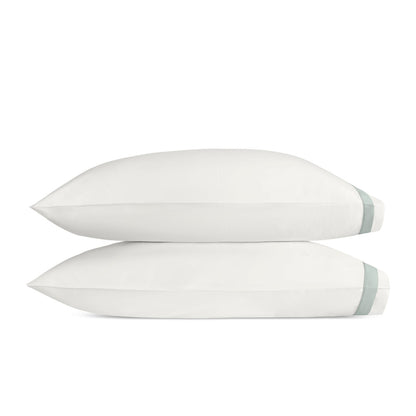 Ambrose Pillowcase Pair Bone & Celadon 
