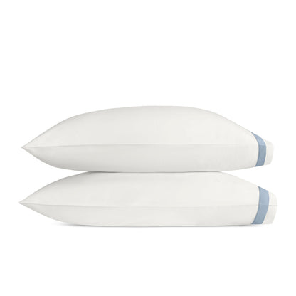 Ambrose Pillowcase Pair Bone & Hazy Blue 