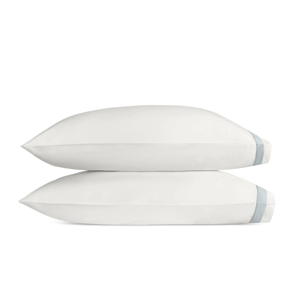 Ambrose Pillowcase Pair Bone & Pool 