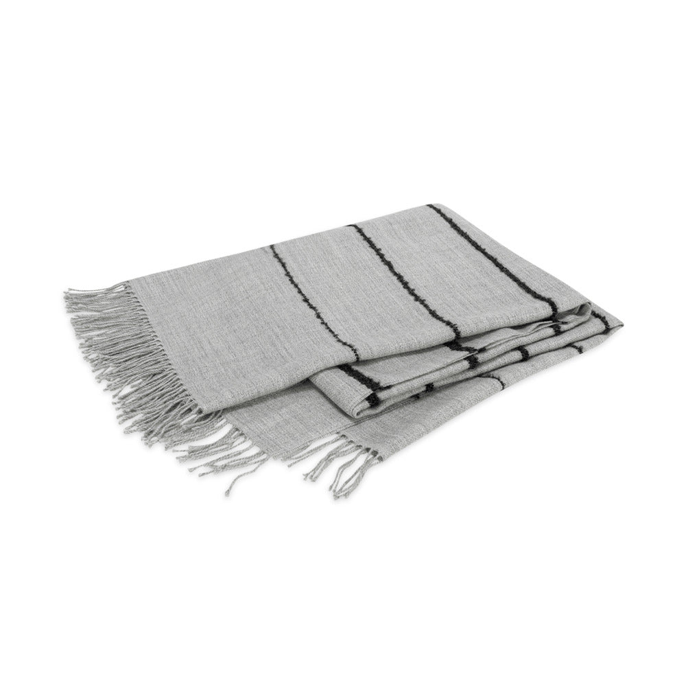 Amelia Stripe Throw Pearl 