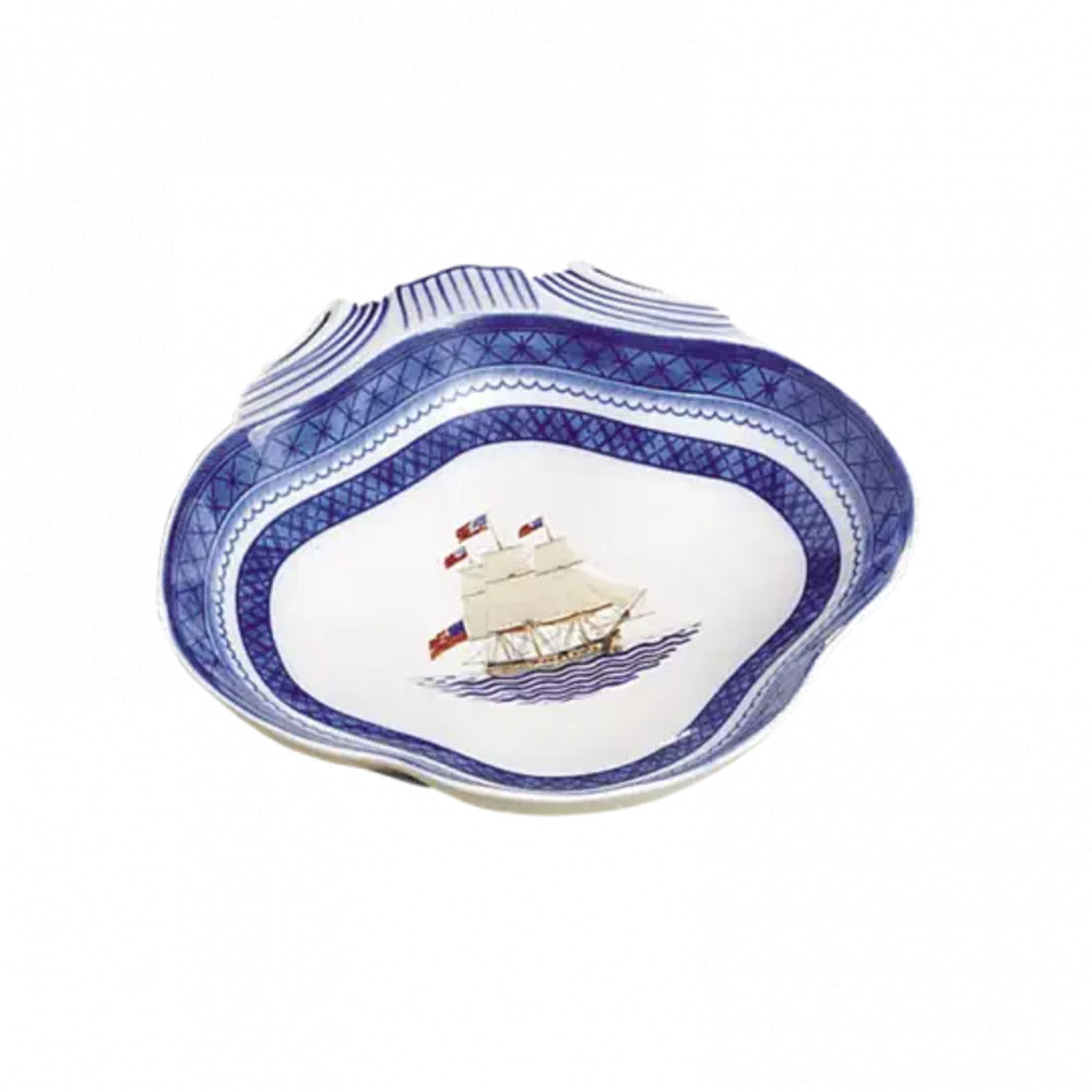 American Ship Constitution Shell Dish by Mottahedeh
