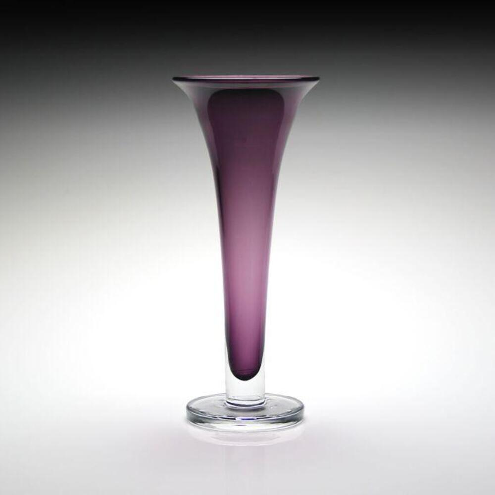 Amethyst 10.25" / 26cm Trumpet Vase by William Yeoward 1