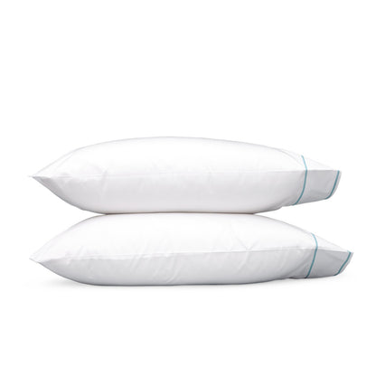 Ansonia Pillowcase Pair Aqua 