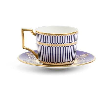 Anthemion Blue Coffee Cup & Saucer by Wedgwood Additional Image - 4