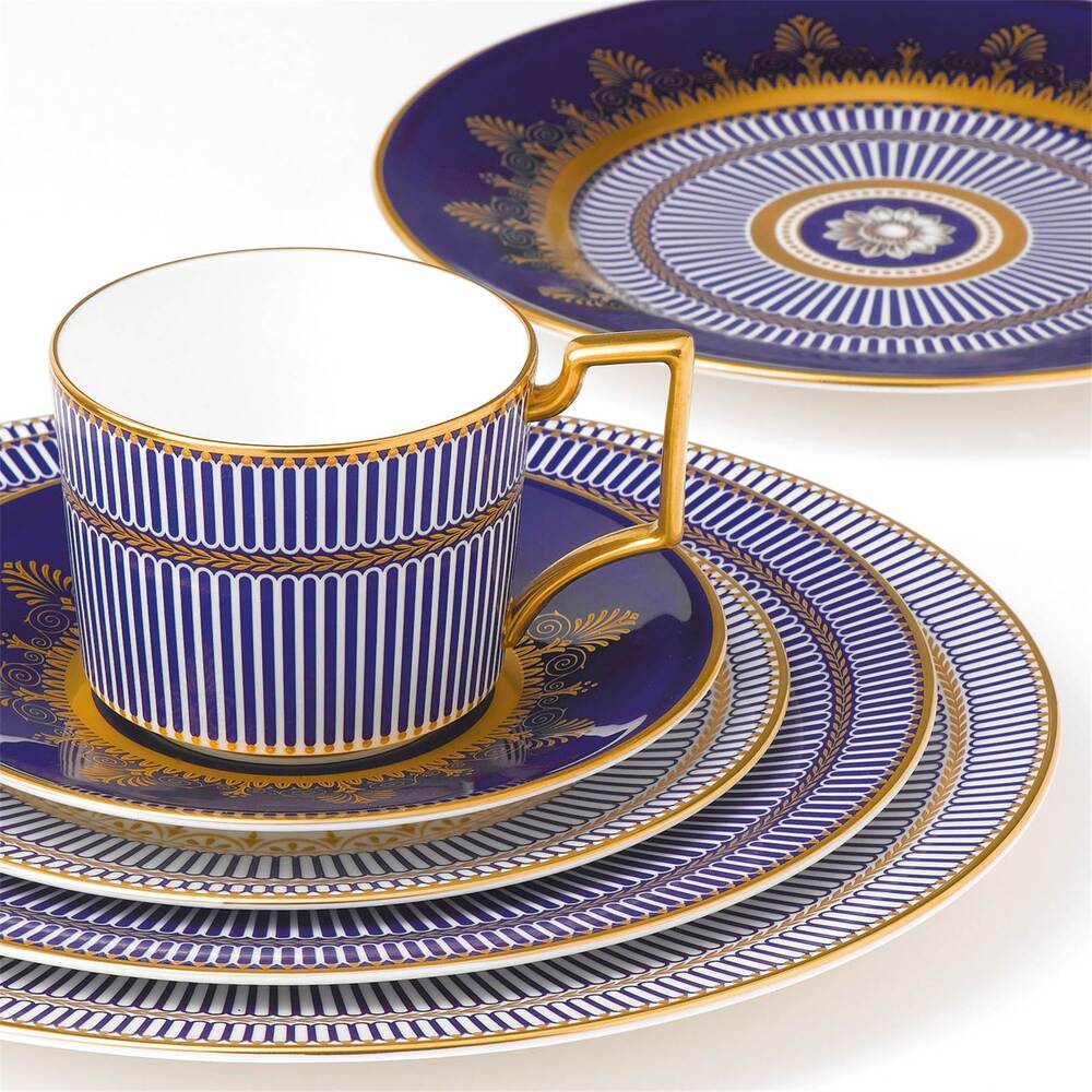 Anthemion Blue Coffee Cup & Saucer by Wedgwood Additional Image - 5