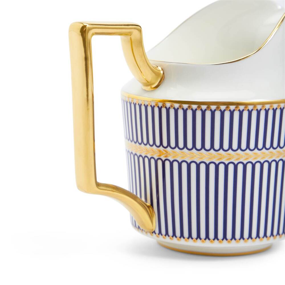 Anthemion Blue Milk / Cream Jug by Wedgwood Additional Image - 2