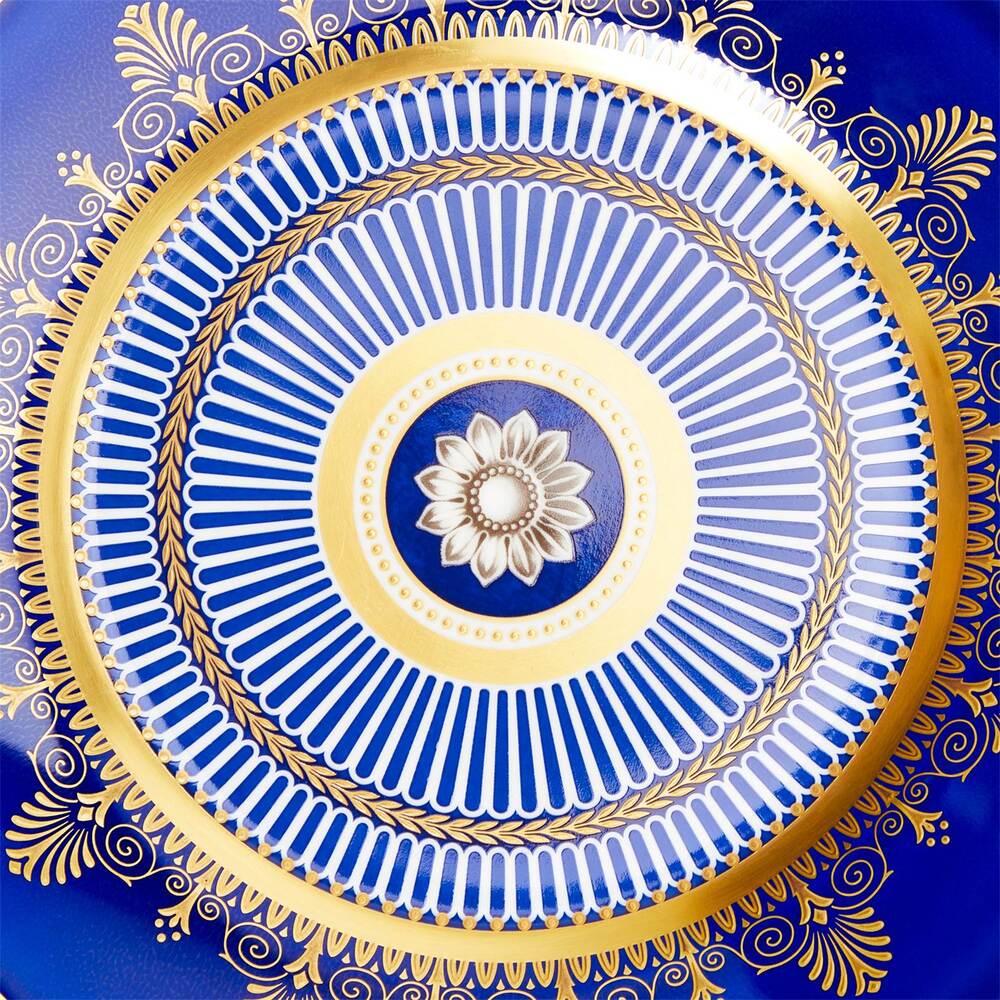 Anthemion Blue Side Plate 20 cm by Wedgwood Additional Image - 2