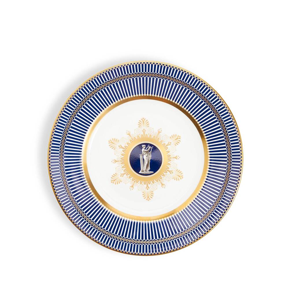 Anthemion Blue Side Plate 23 cm by Wedgwood