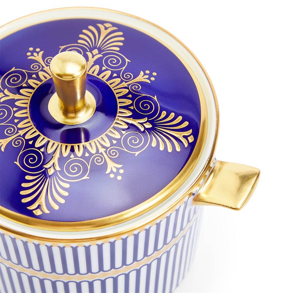 Anthemion Blue Sugar Box by Wedgwood Additional Image - 2