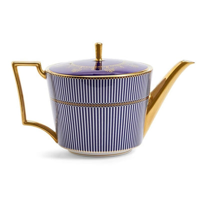 Anthemion Blue Teapot by Wedgwood Additional Image - 4