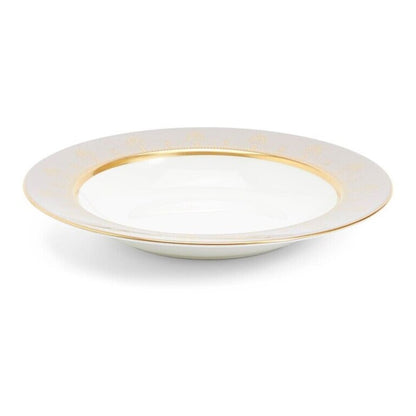 Anthemion Grey Rim Soup 23 cm by Wedgwood Additional Image - 4