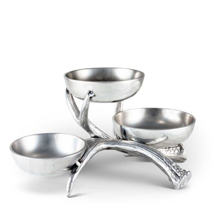 Antler 3-Tiered Bowl by Arthur Court Designs
