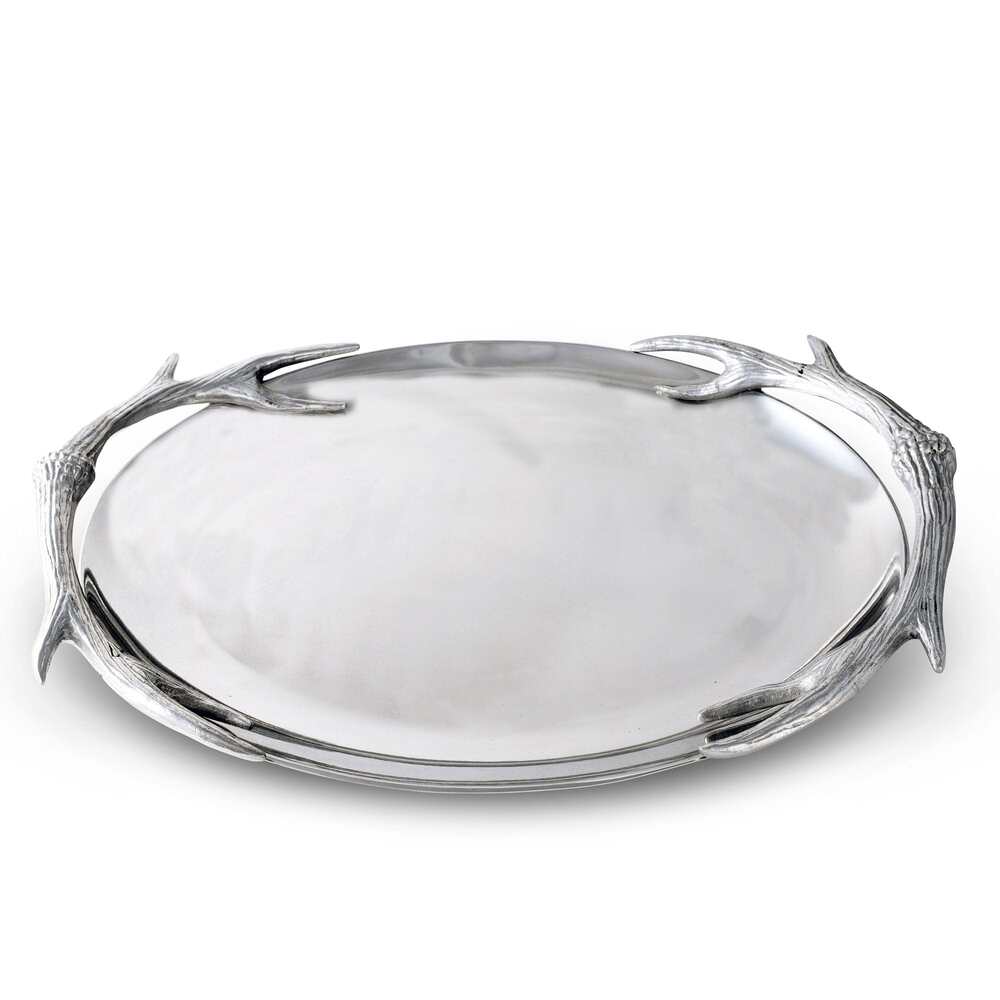 Antler Oval Platter by Arthur Court Designs Additional Image -1