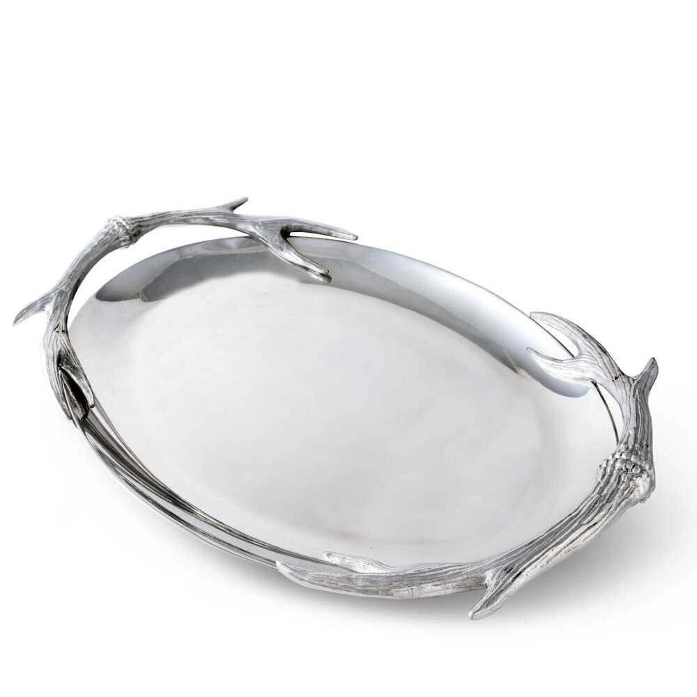 Antler Oval Platter by Arthur Court Designs