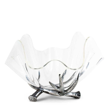Antler Stand Acrylic Bowl by Arthur Court Designs