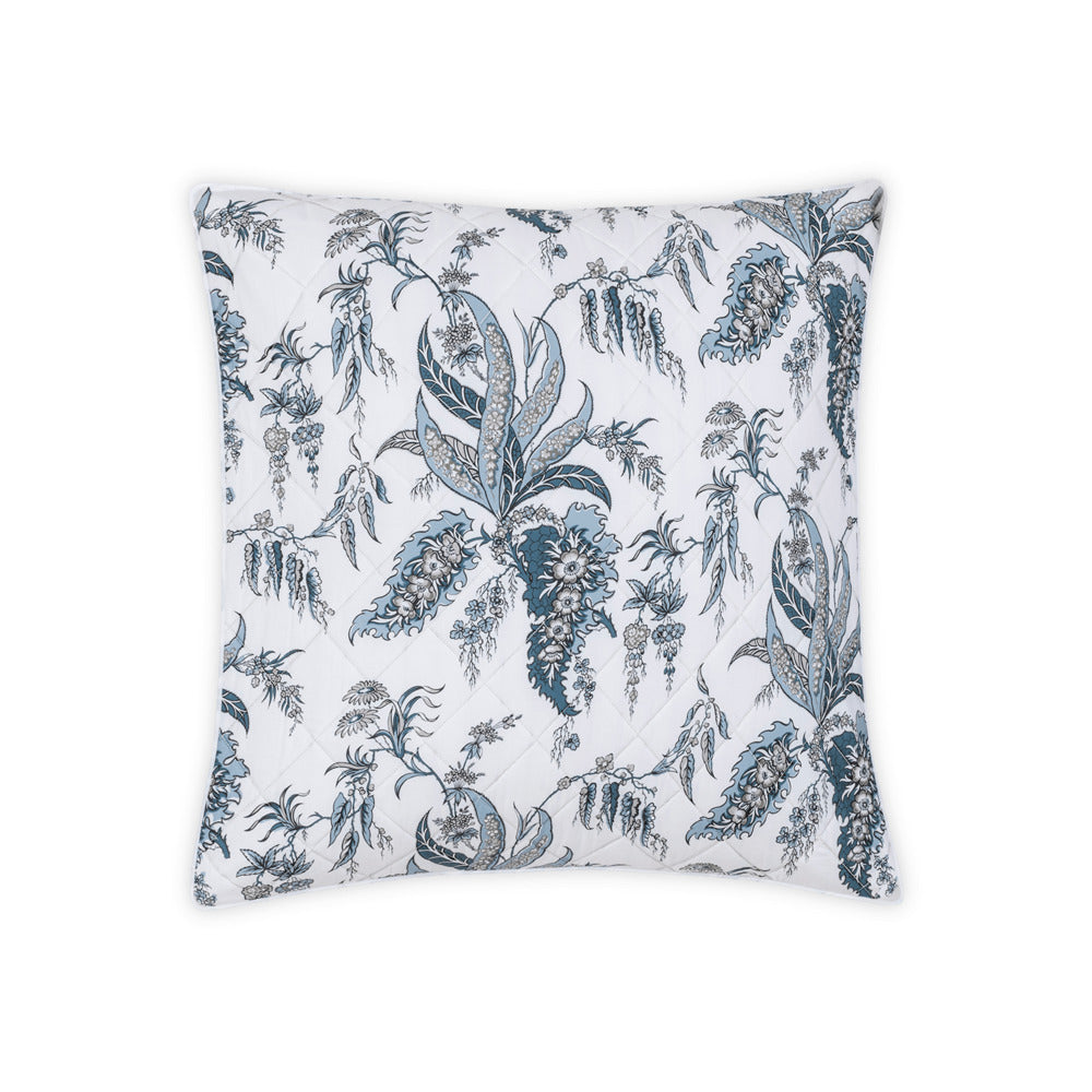 Apolline Sham Mediterranean Quilted Euro 