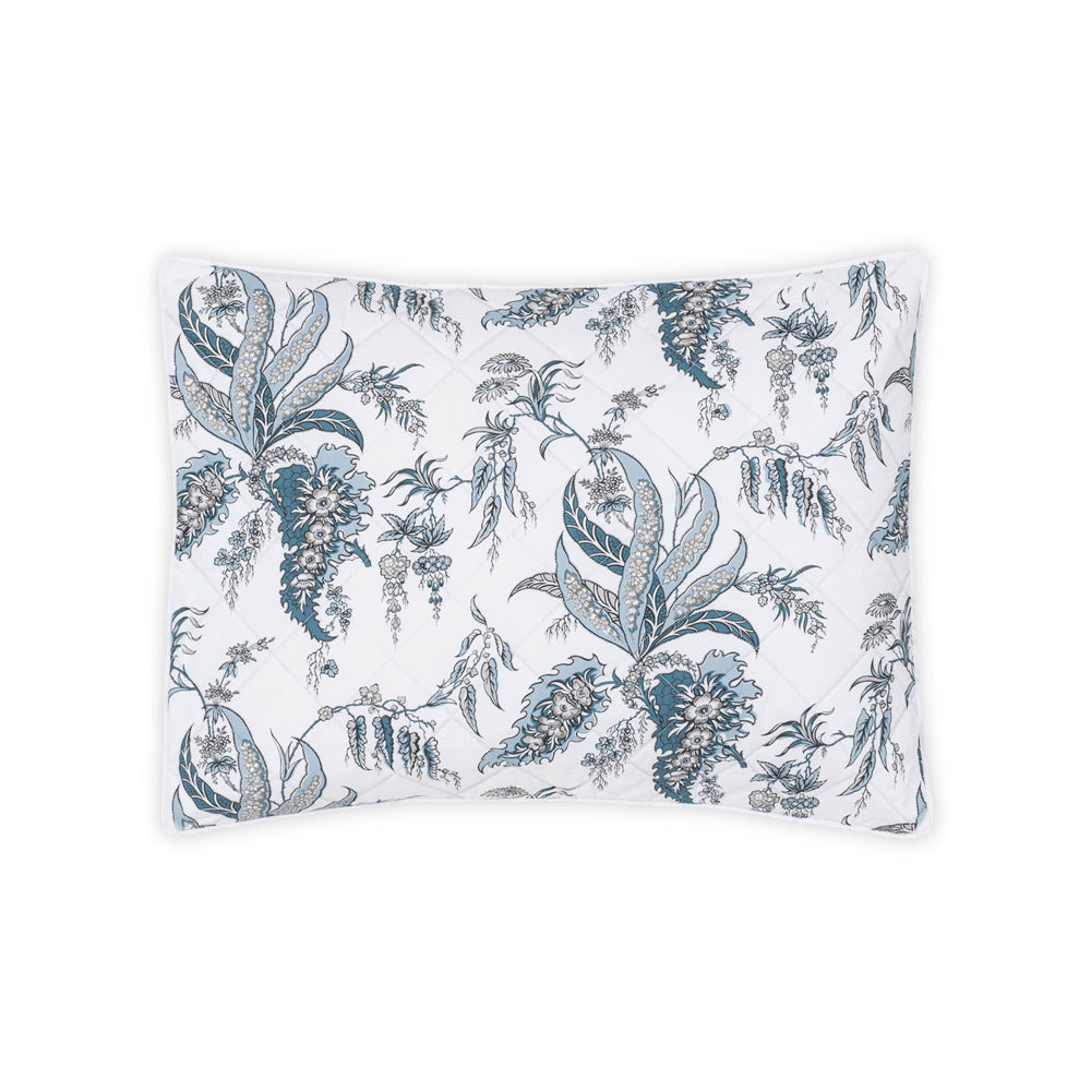 Apolline Sham Mediterranean Quilted Standard 
