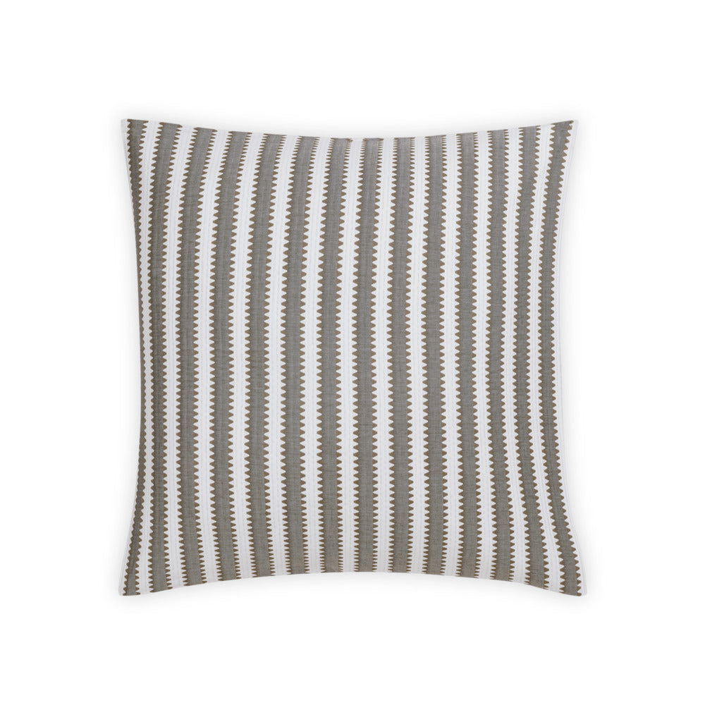 Apollo Stripe Matelasse Sham Comet Euro 