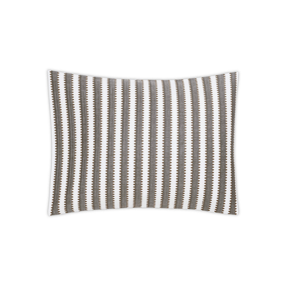 Apollo Stripe Matelasse Sham Comet Standard 