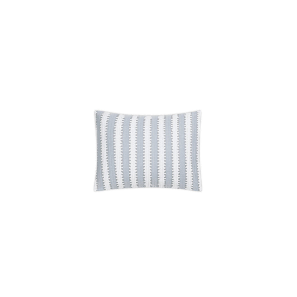 Apollo Stripe Matelasse Sham Dove Boudoir 