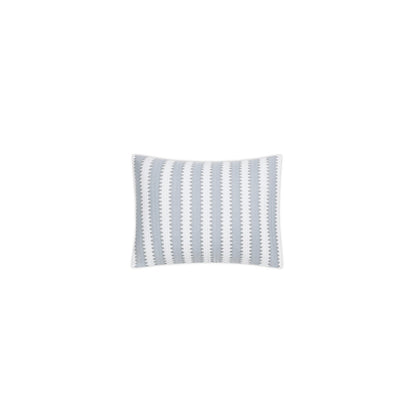Apollo Stripe Matelasse Sham Dove Boudoir 