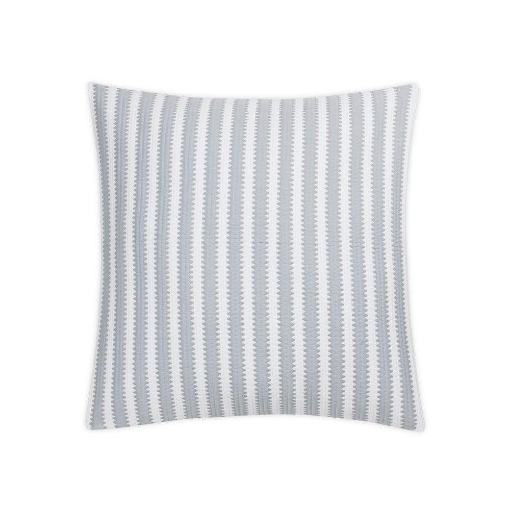Apollo Stripe Matelasse Sham Dove Euro 