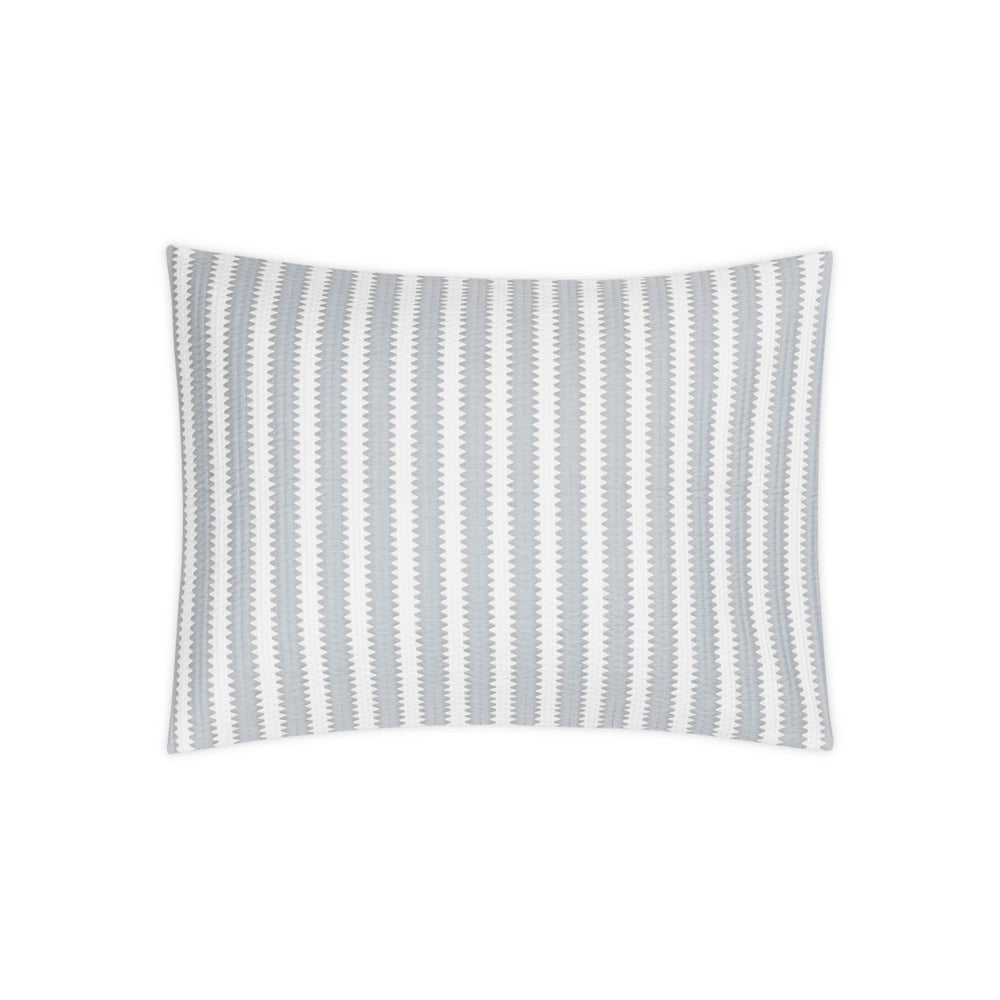 Apollo Stripe Matelasse Sham Dove Standard 