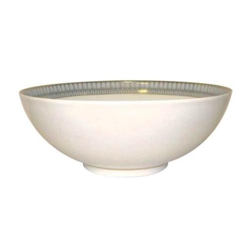 Arcades Grey & Gold Salad Bowl by Philippe Deshoulieres 