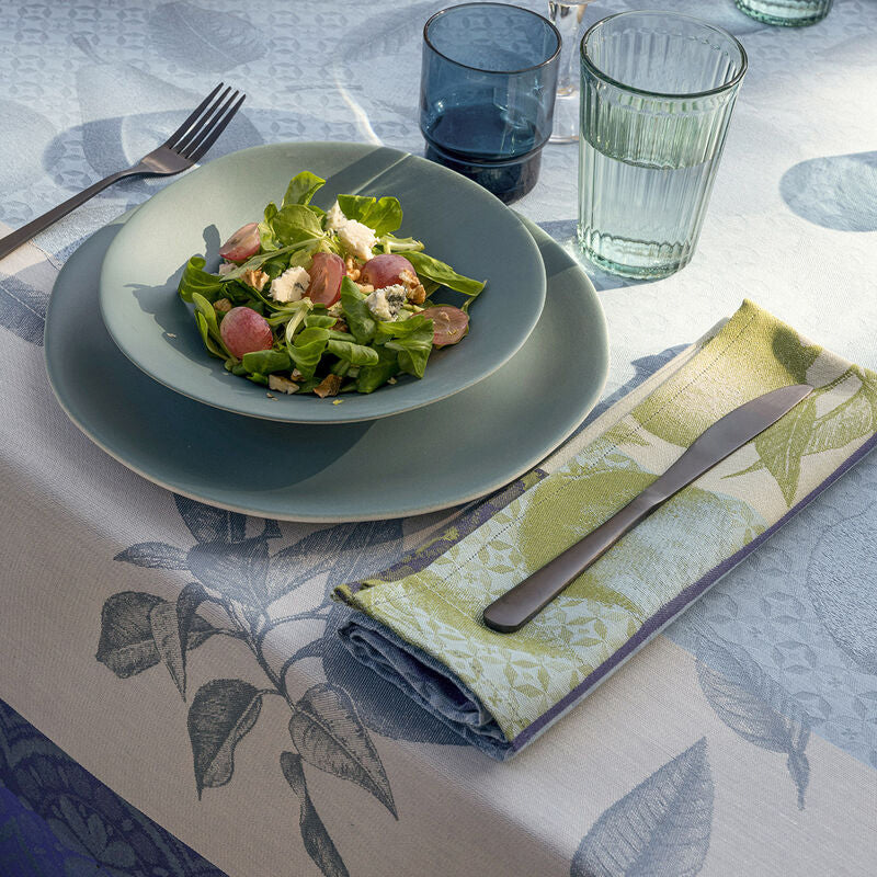 Arriere-Pays Blue Napkin by Le Jacquard Francais