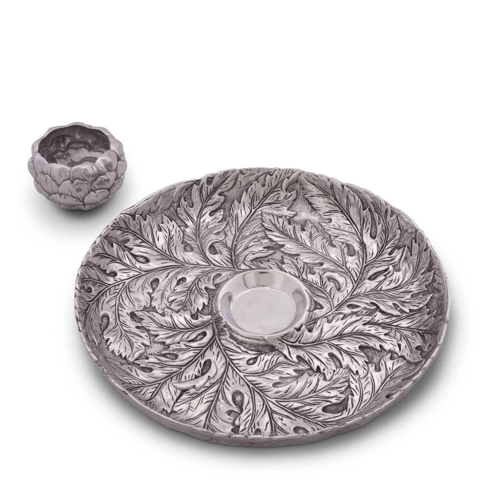 Artichoke Chip and Dip Tray by Arthur Court Designs 1