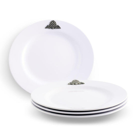 Artichoke Melamine Lunch Plates - Set of 4 by Arthur Court Designs