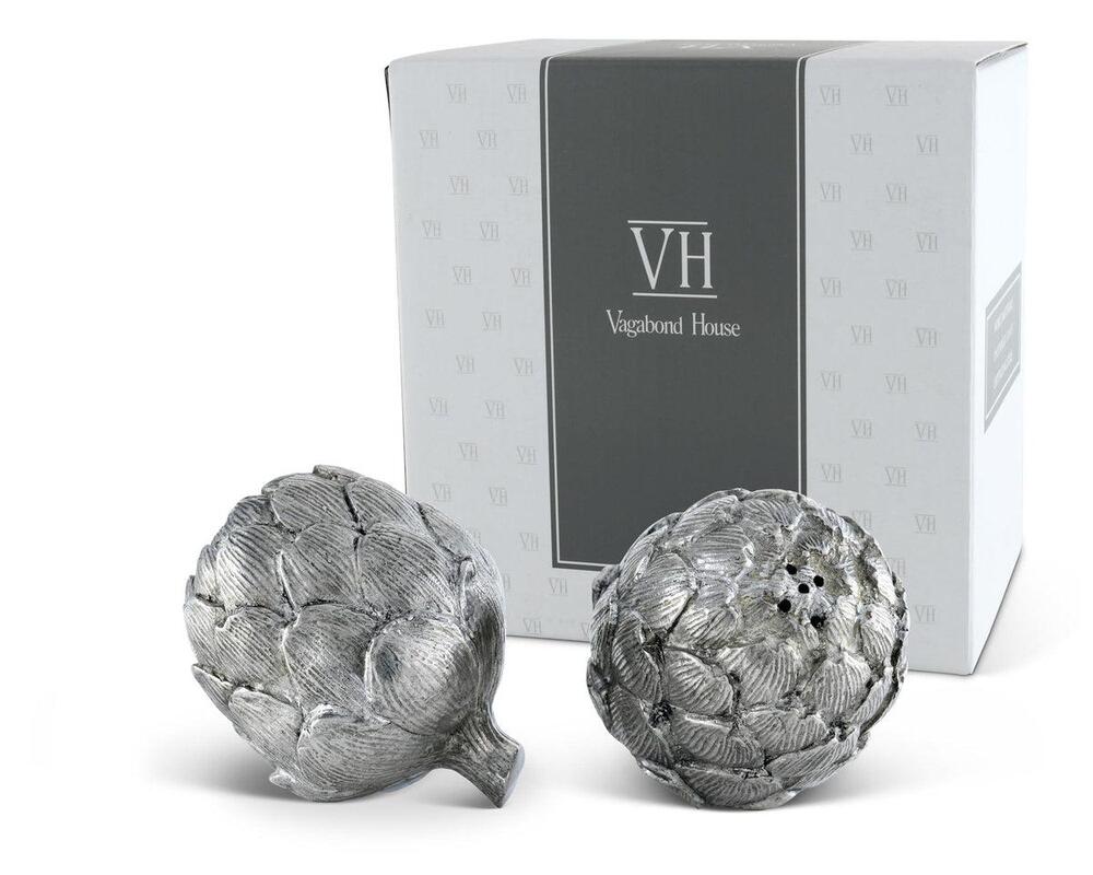 Artichoke Salt & Pepper Set by Vagabond House 6