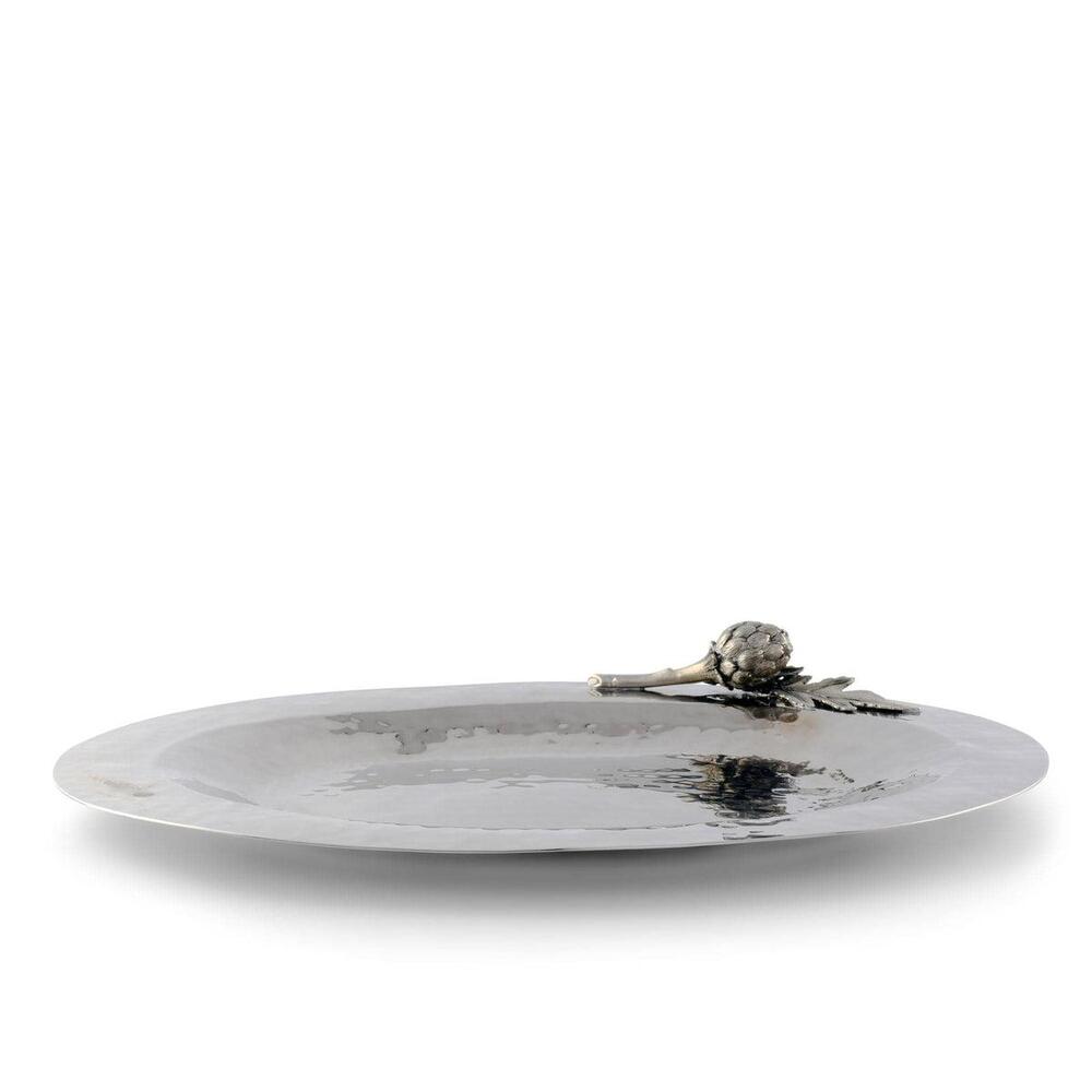 Artichoke Steel Serving Tray by Vagabond House 2