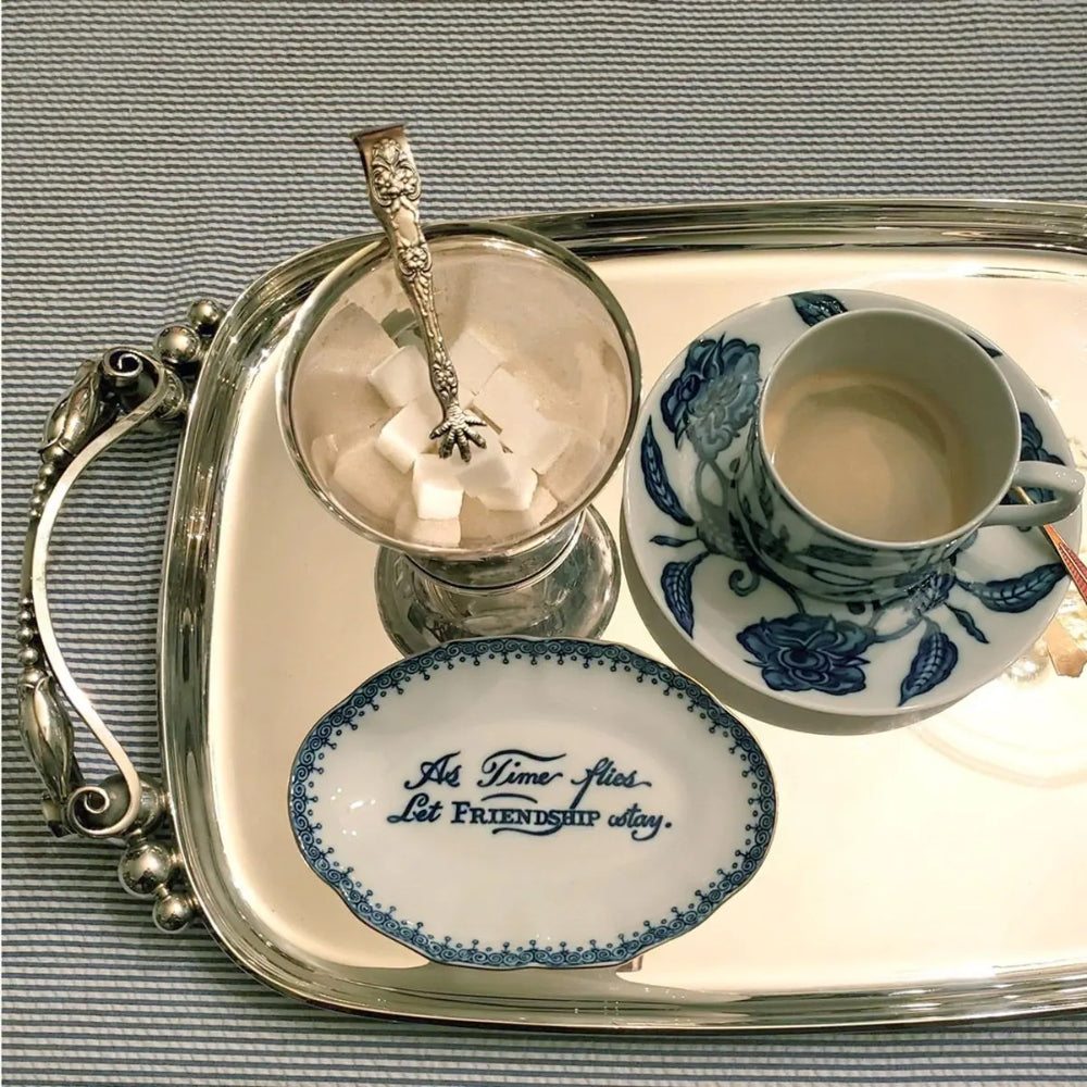 "As Time Flies" Ring Tray by Mottahedeh 1