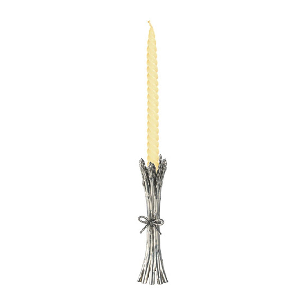 Asparagus Pewter Candlestick by Vagabond House