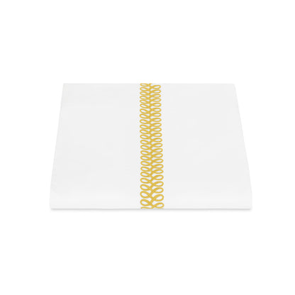 Astor Braid Duvet Cover Lemon 