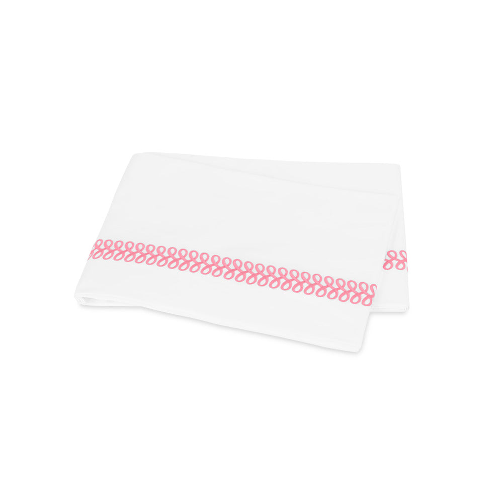Astor Braid Flat Sheet Peony 