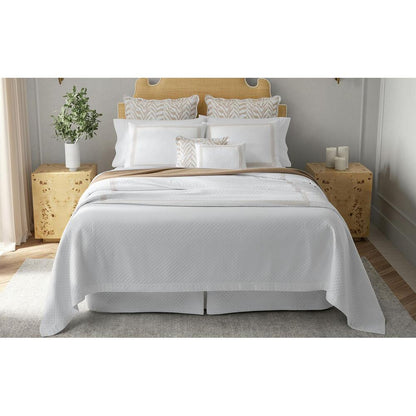 Astor Braid Matelasse Coverlet Dune 1