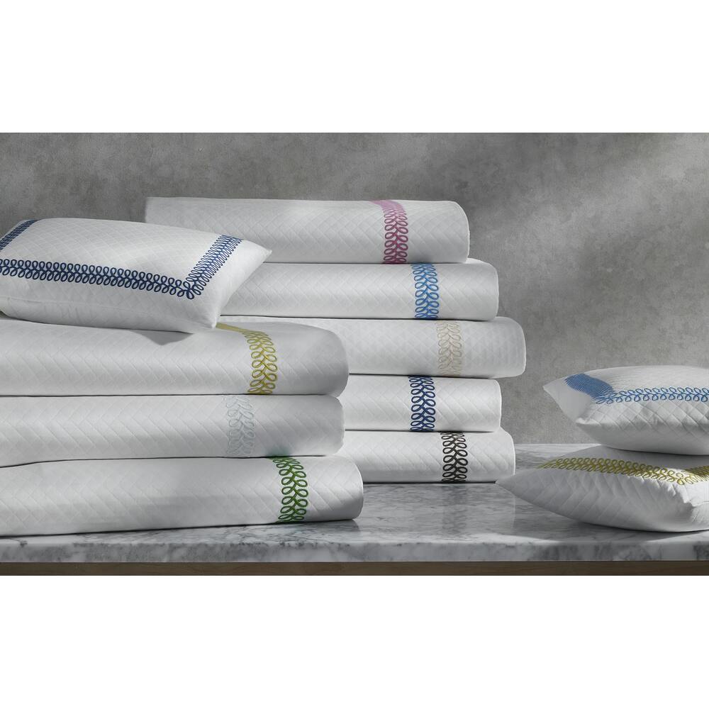 Astor Braid Matelasse Coverlet Dune 2