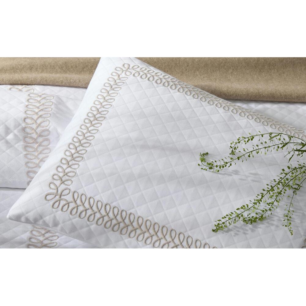 Astor Braid Matelasse Coverlet Dune 3