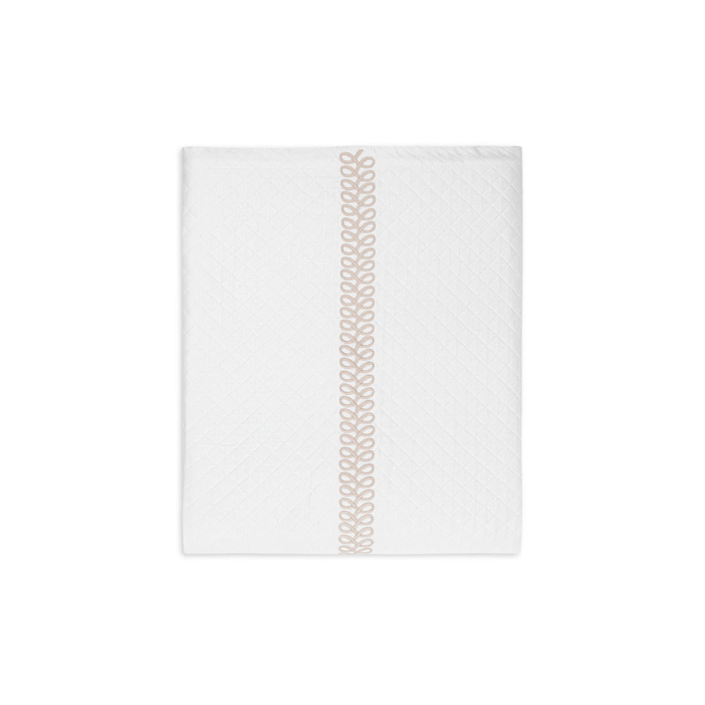Astor Braid Matelasse Coverlet Dune 